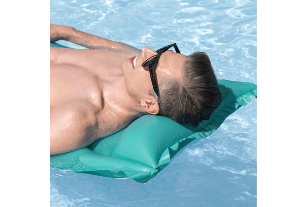 Bestway luchtbed mat Turquoise sfeerbeeld
