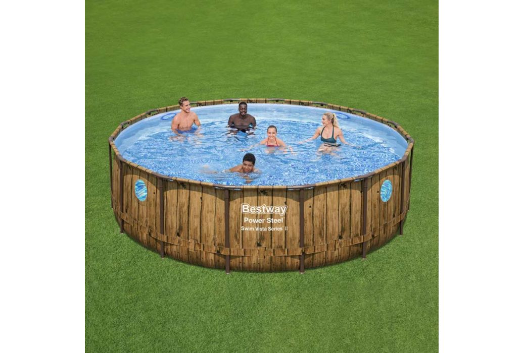Bestway Power Steel Swim Vista zwembad Ø 488 x 122 cm