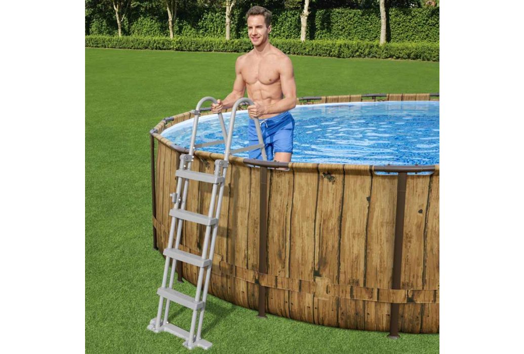 Bestway Power Steel Swim Vista zwembad Ø 488 x 122 cm