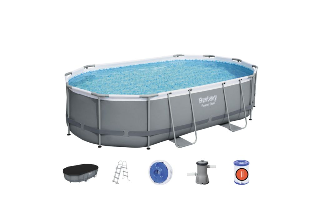Bestway Power Steel zwembad 488 x 305 x 107 cm onderdelen