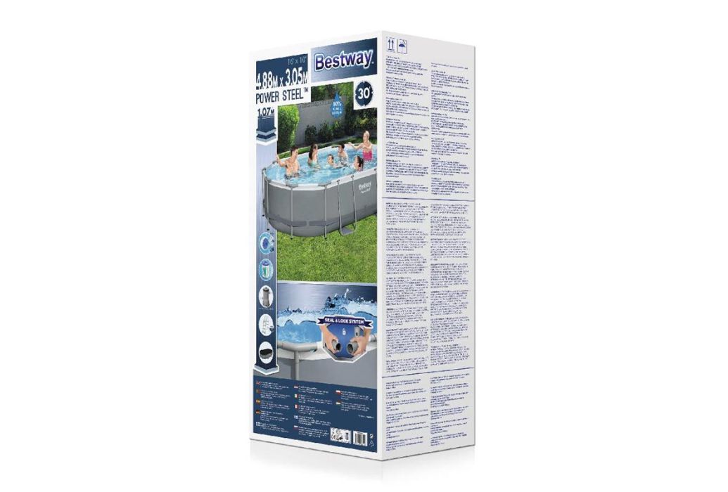 Bestway Power Steel zwembad 488 x 305 x 107 cm verpakking