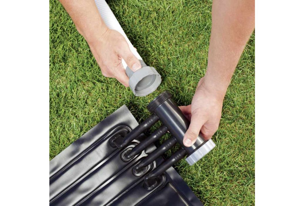 Bestway Solarverwarming Pool Pad slang koppeling aansluiten