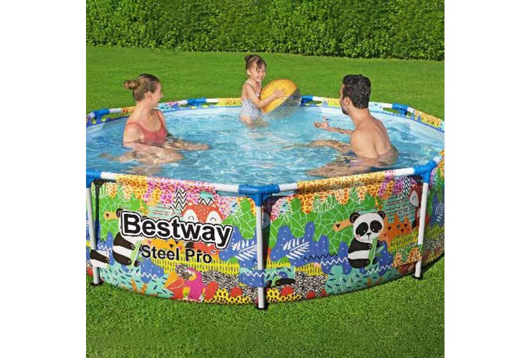 Bestway opzet zwembad Ø 274 | dieren in gebruik