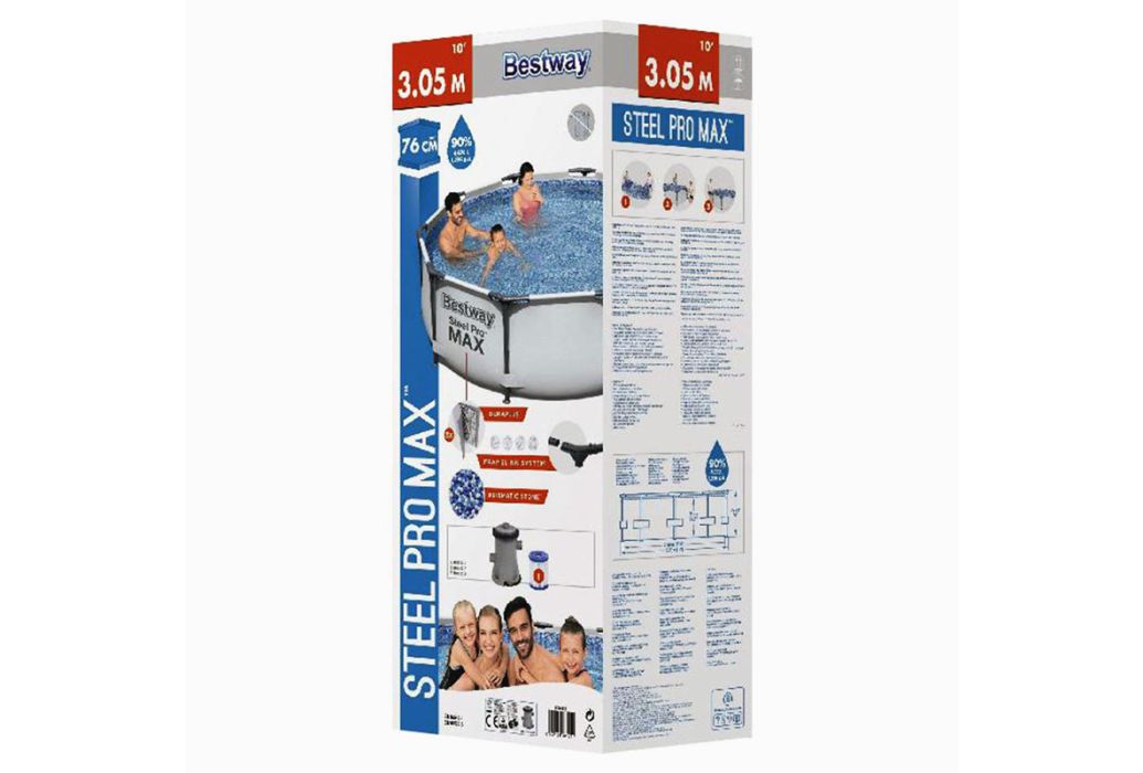 Bestway Steel Pro Max 305 x 76 cm verpakking