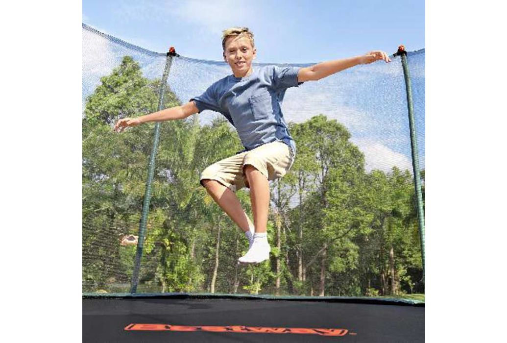 Bestway trampoline met veiligheidsnet Ø 427 cm sfeer beeld