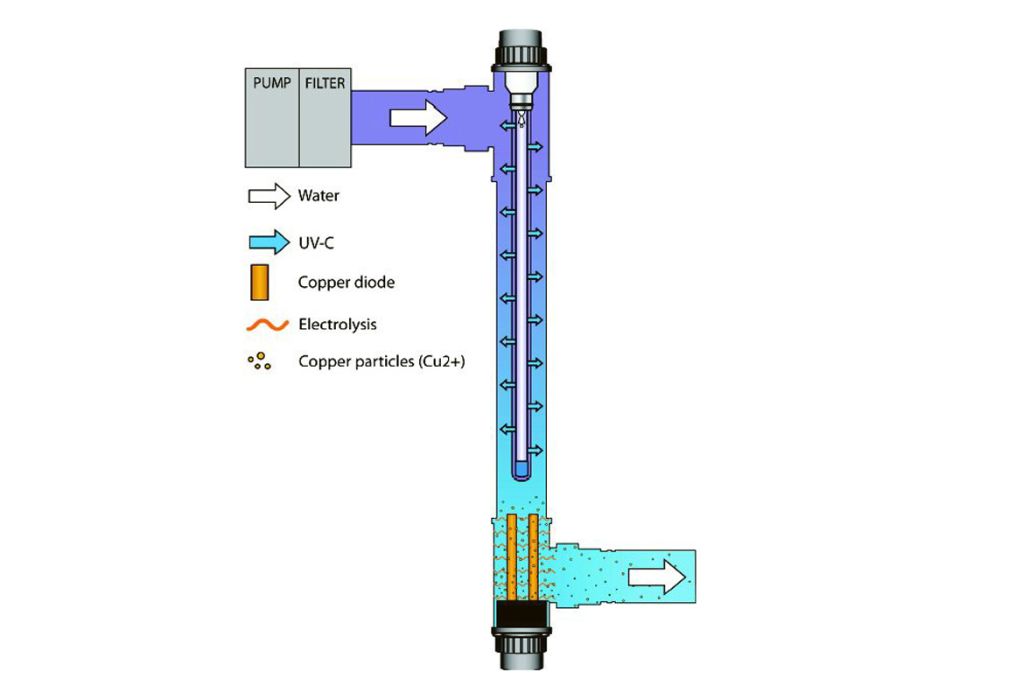 Blue Lagoon Ionizer UV-C 75 Watt stroomschema