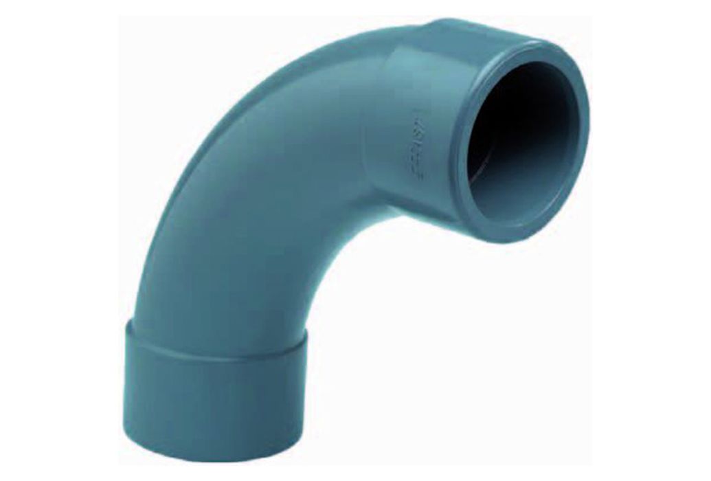 Cepex PVC bocht spuitgiet 90° Ø75 mm
