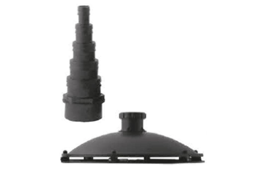 Bodemdrain omgekeerd 38cm met tule