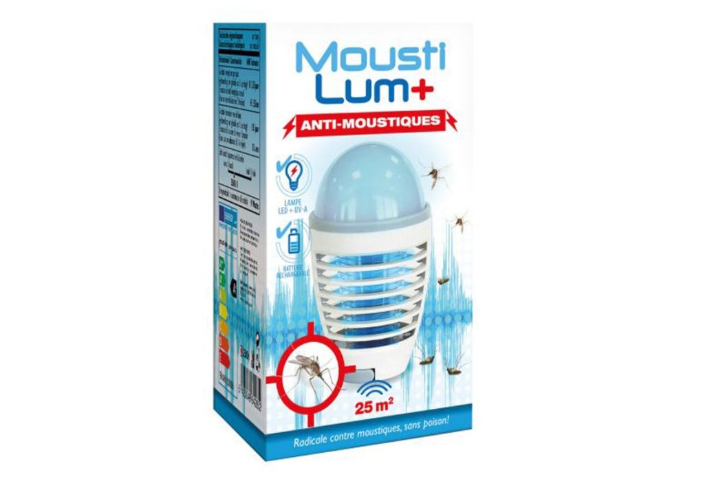BSI Mousti Lum+ anti-muggen lamp verpakking