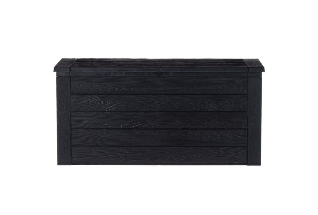 Cabano opbergbox antraciet 46 x 120 x 58 cm voorkant