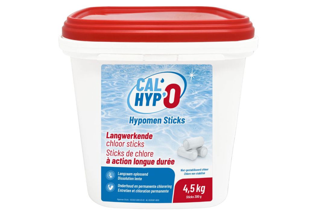 Cal'Hypo chloor sticks 300 gram 4,5 kg