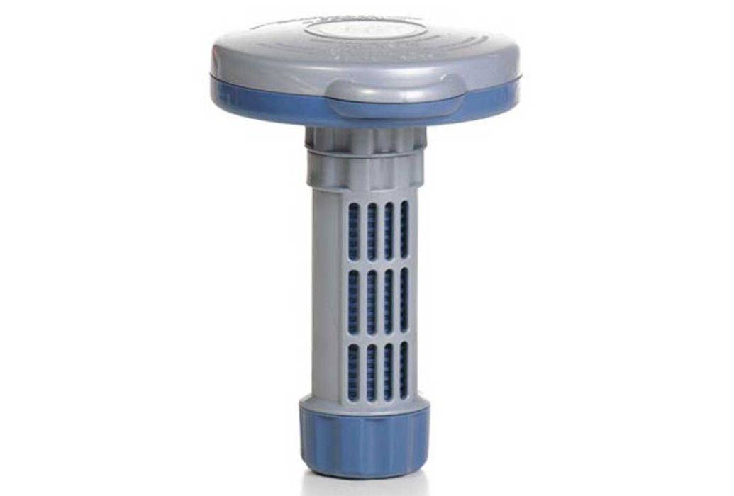 Life drijvende chloor dispenser zijkant