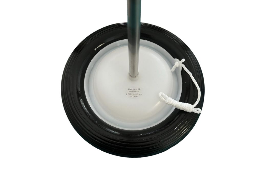 Delphin zwembad thermometer boei onderkant