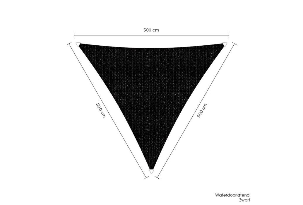 Sunfighters schaduwdoek driehoek | 500 x 500 x 500 cm