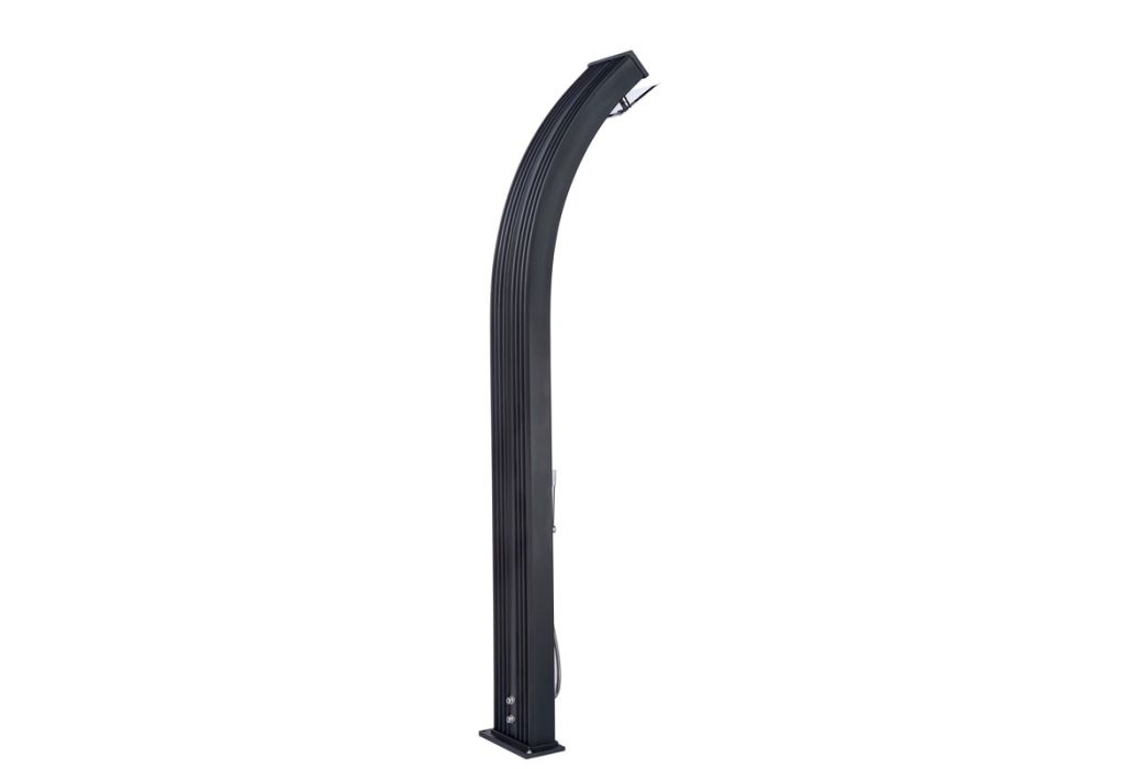 Formidra Buitendouche Dada Curve geborsteld aluminium achterkant