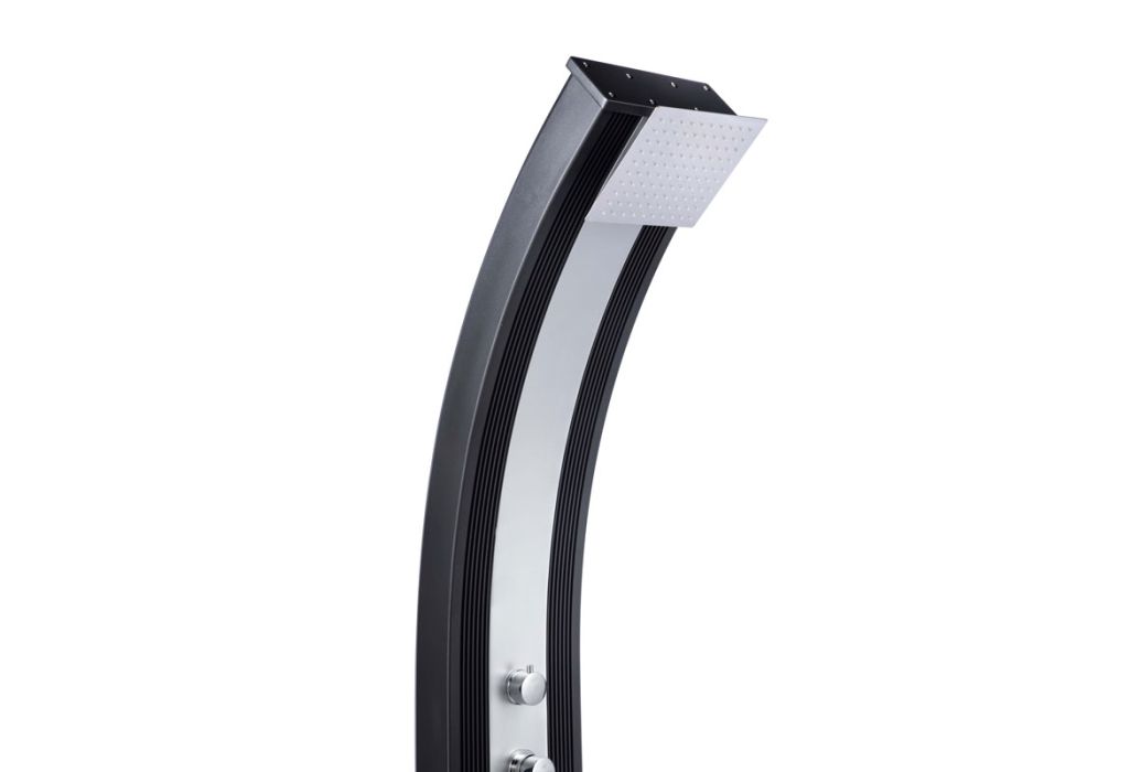 Formidra Buitendouche Dada Curve geborsteld aluminium douchekop