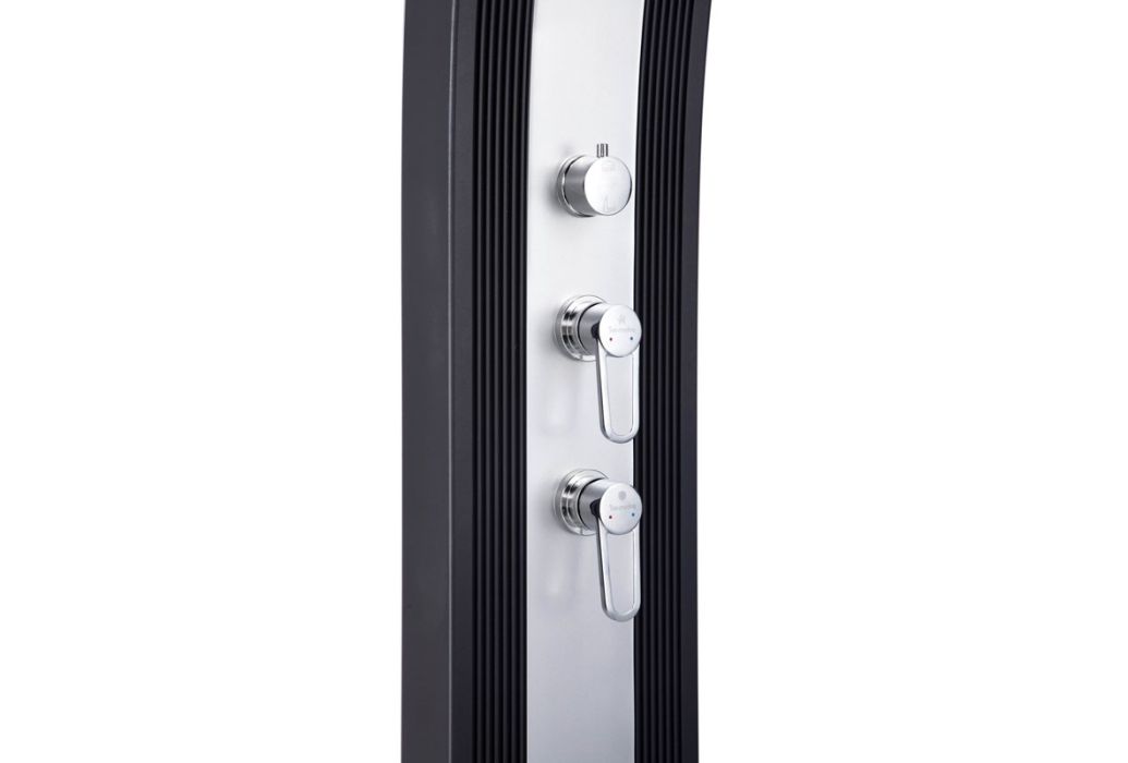 Formidra Buitendouche Dada Curve geborsteld aluminium kranen