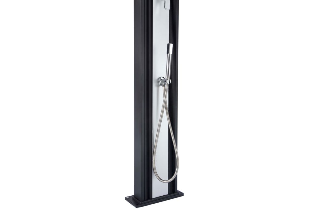 Formidra Buitendouche Dada Curve geborsteld aluminium handdouche