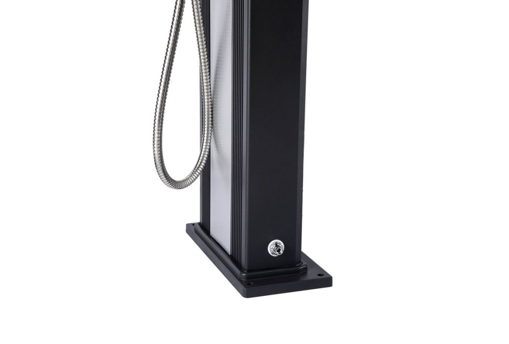 Formidra Buitendouche Dada Curve geborsteld aluminium aftapplug