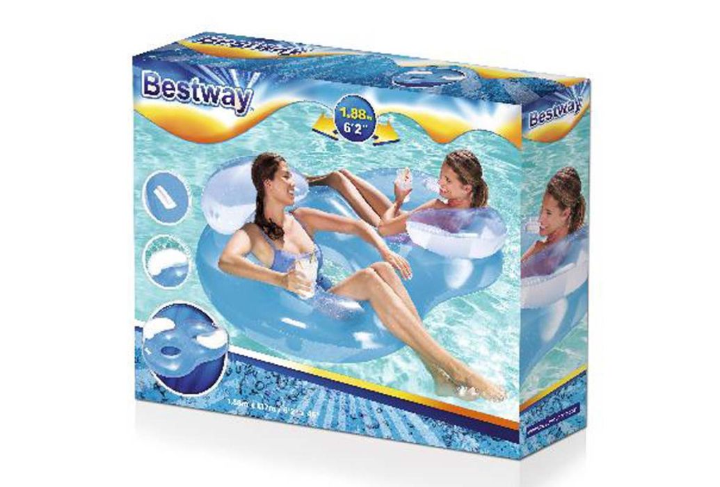 Dubbele zwemband lounge Bestway