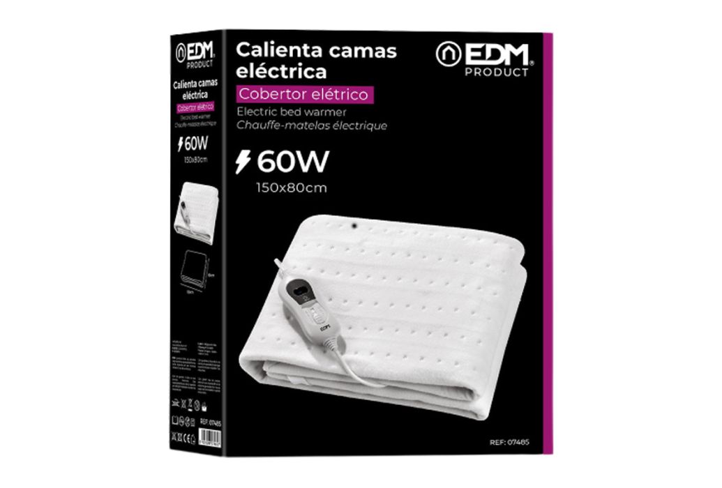 EDM elektrische deken 60W 150 x 80 cm verpakking