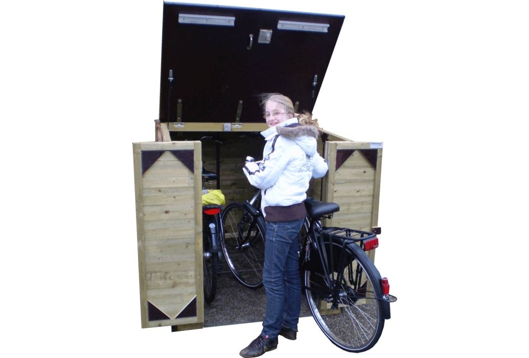 Fietsenberging sfeer