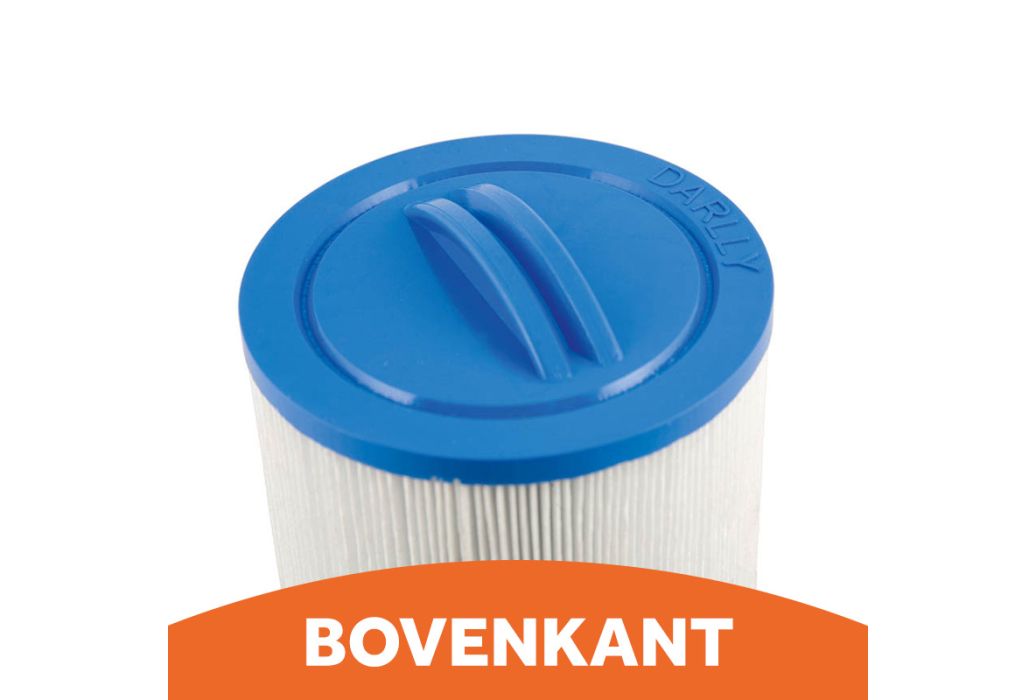Darlly spafilter bovenkant handvat recht