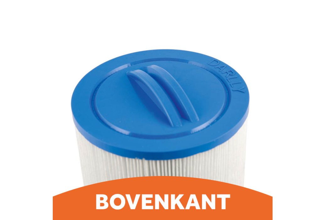 Darlly spafilter bovenkant handvat recht