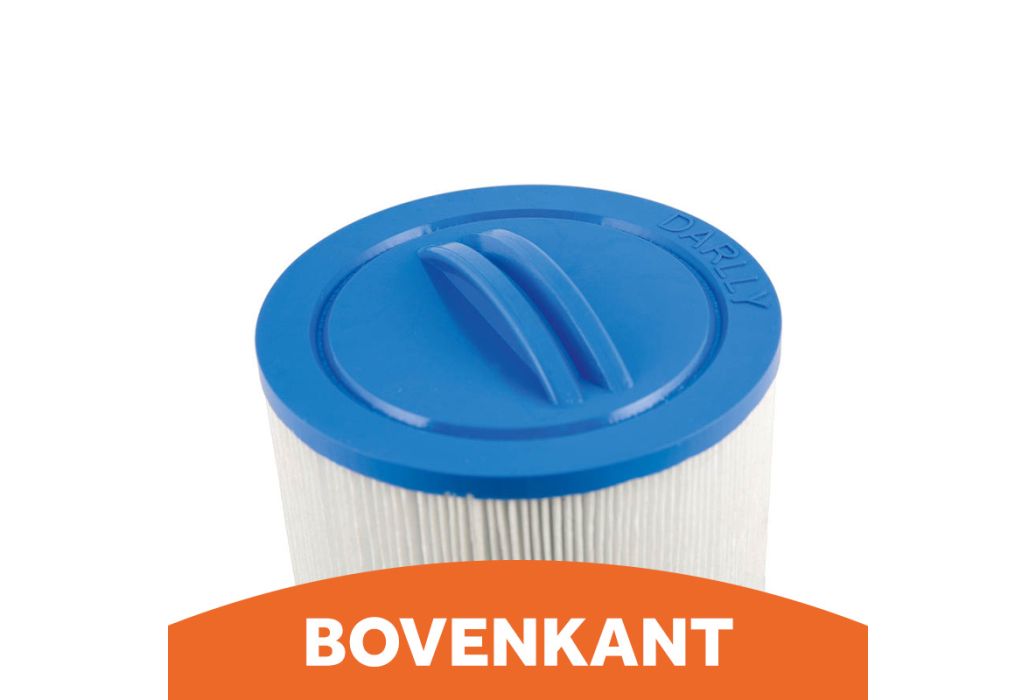 Darlly spafilter bovenkant handvat recht
