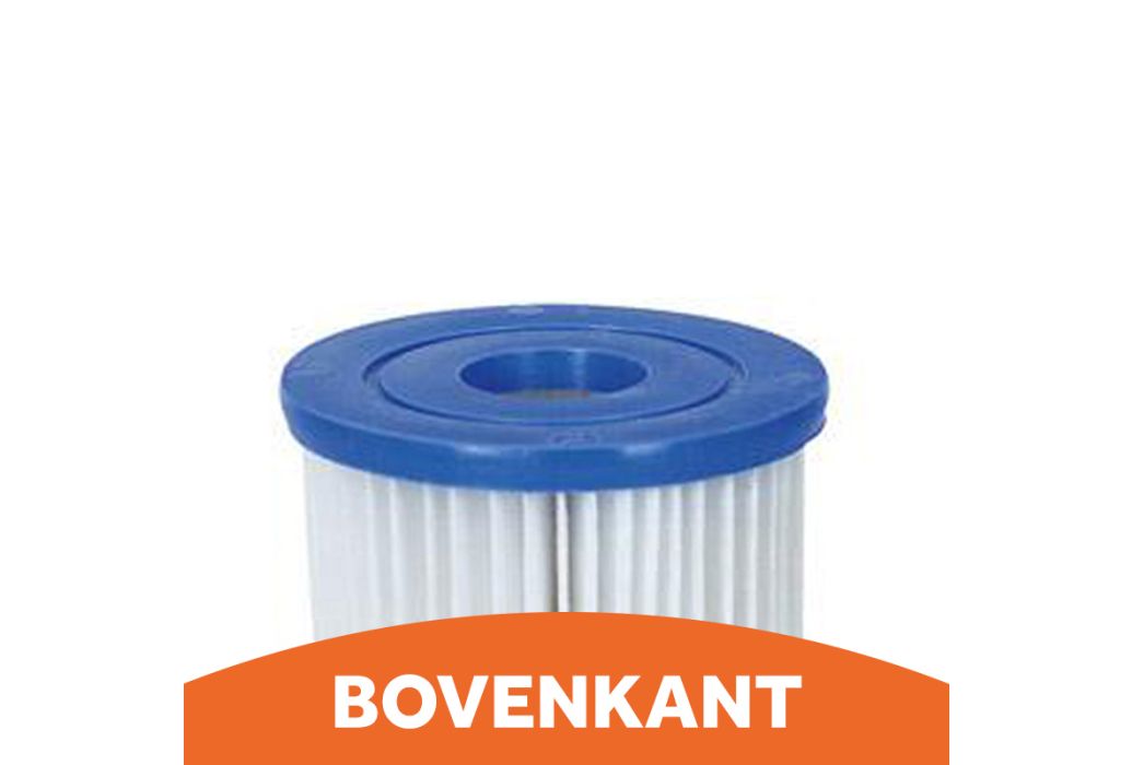 Bestway cartridgefilter type I bovenkant