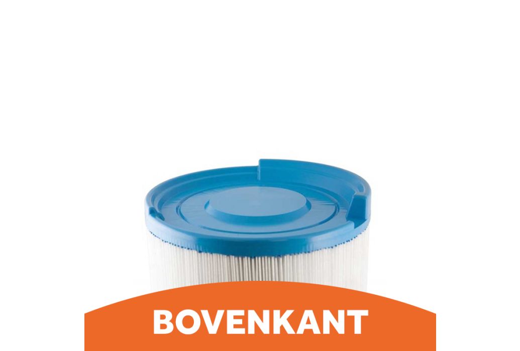 Darlly spafilter bovenkant opstaande rand