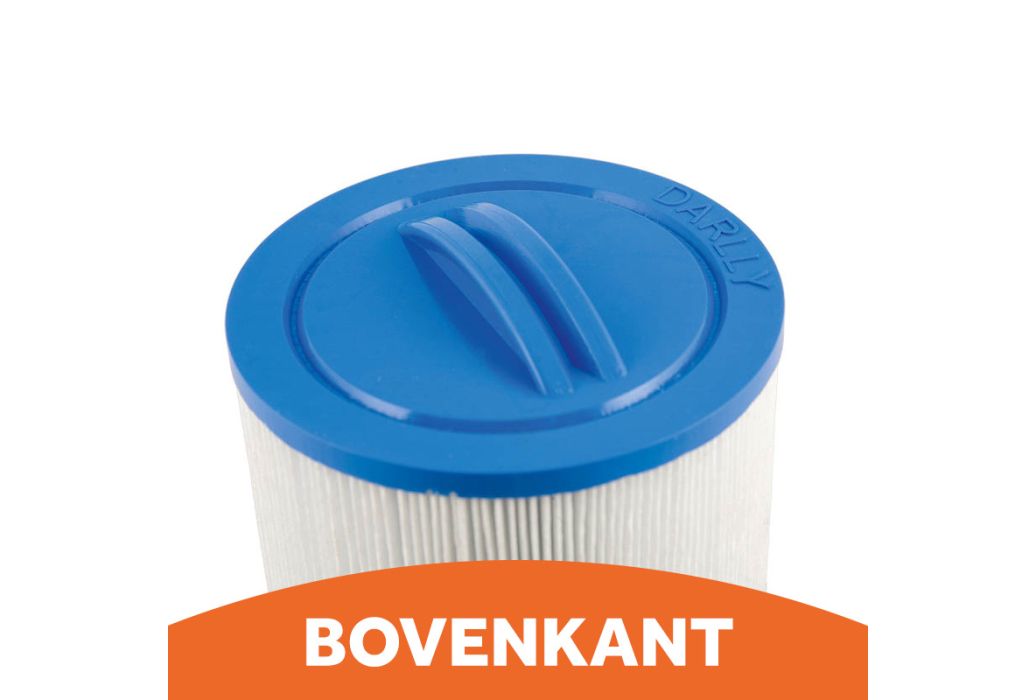 Darlly spafilter bovenkant handvat recht