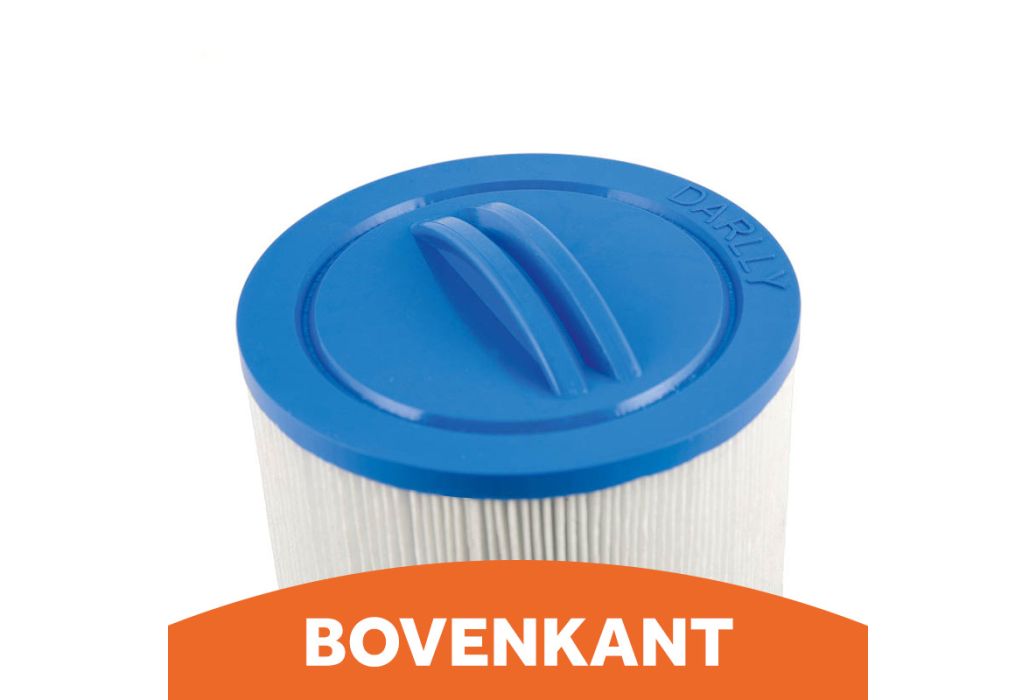 Darlly spafilter bovenkant handvat recht