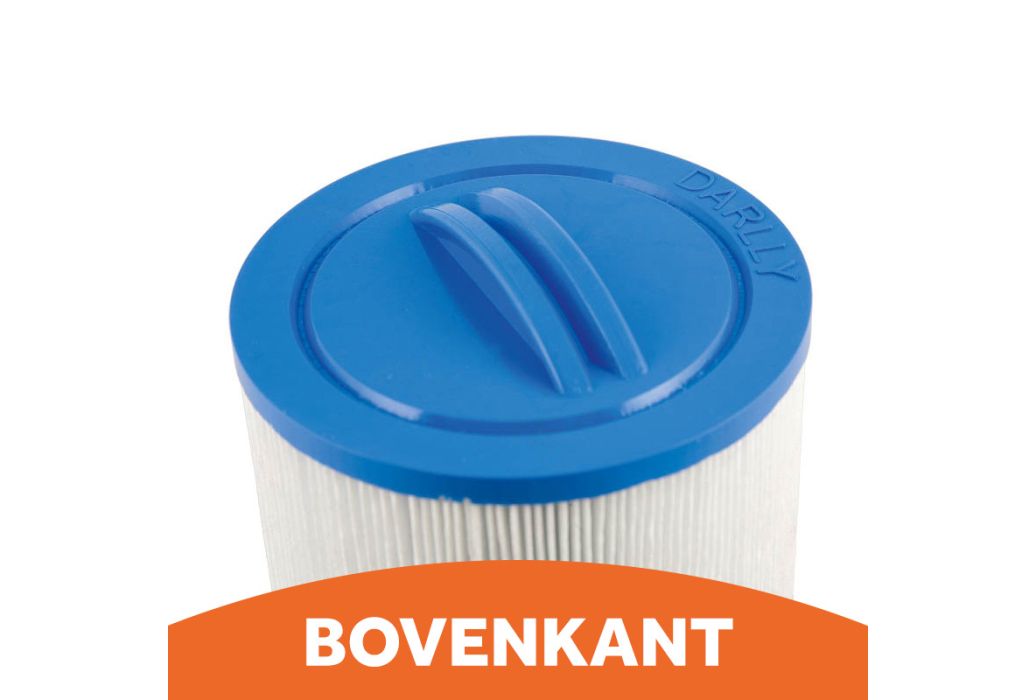 Darlly spafilter bovenkant handvat recht