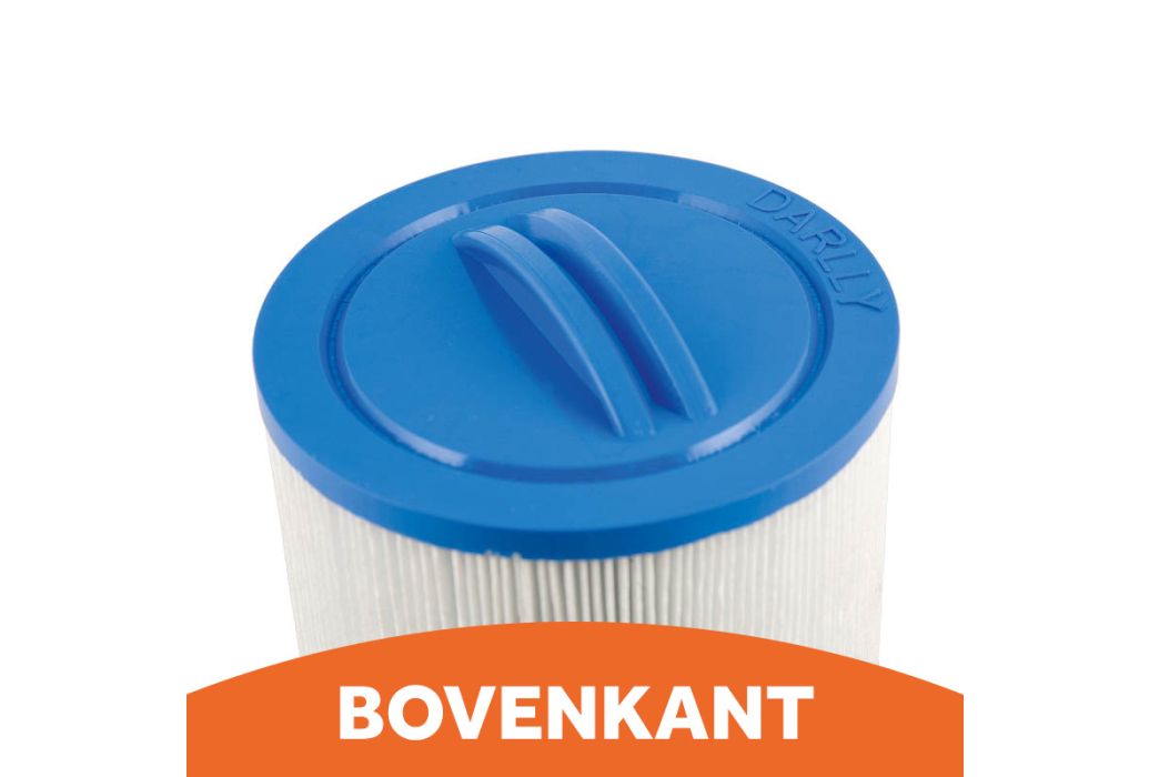 Darlly spafilter bovenkant handvat recht