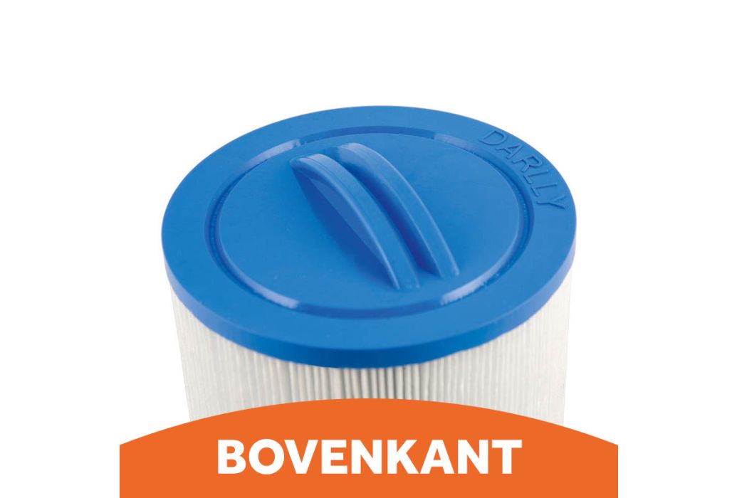 Darlly spafilter bovenkant handvat recht