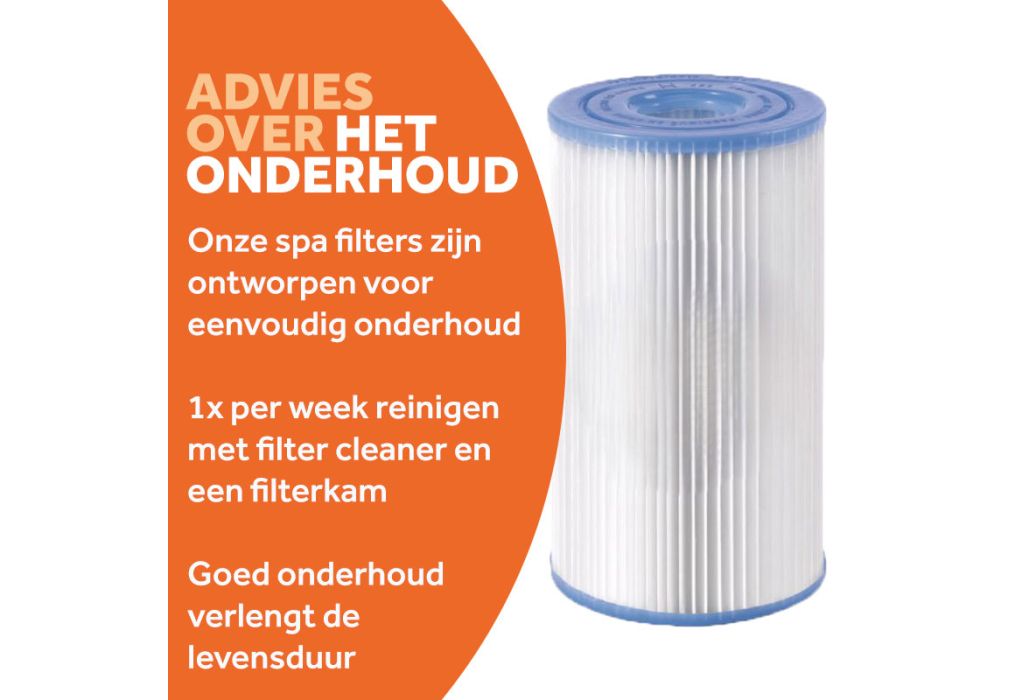 Intex spa filters S2 (2-pack) onderhoud