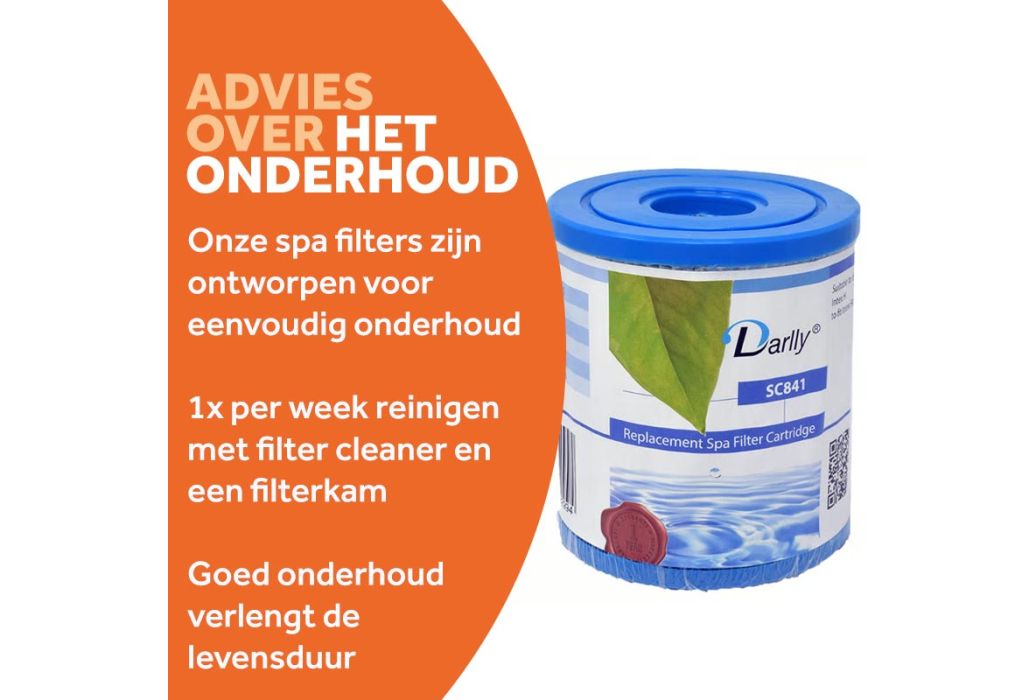 Darlly spa filter SC841 onderhoud