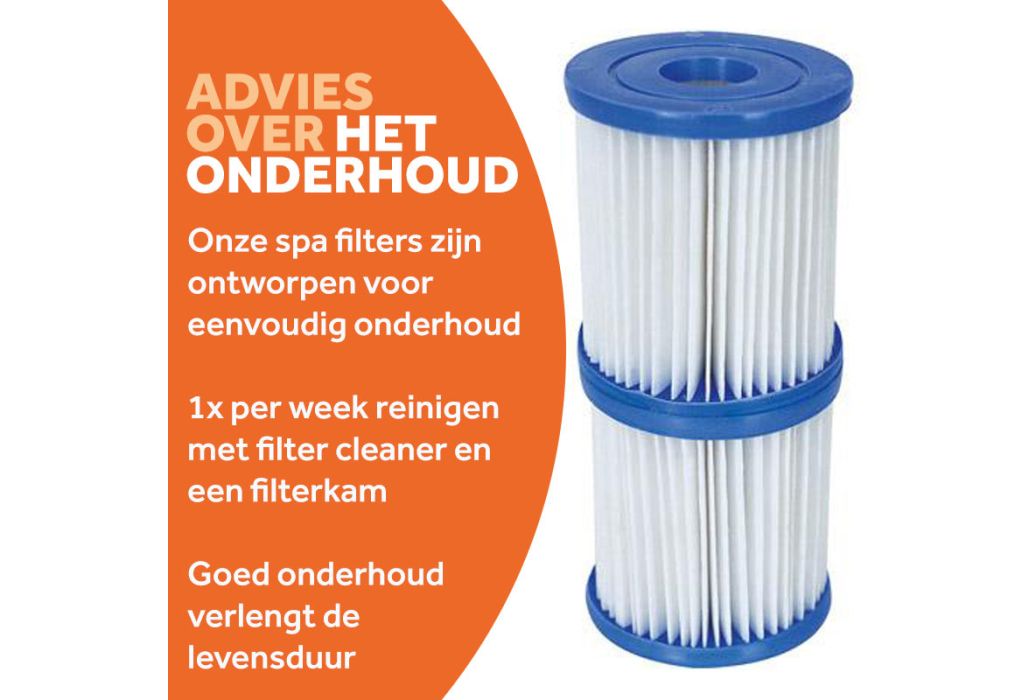 Bestway cartridgefilter type I onderhoud