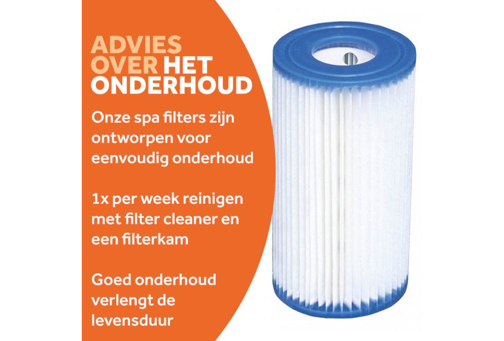 Intex cartridgefilter type A twin pack onderhoud
