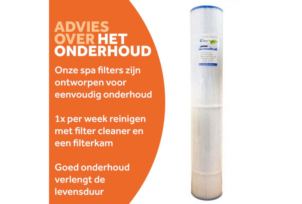 Darlly spafilter sc769 onderhoud