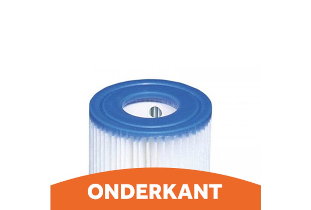Intex cartridgefilter type A twin pack onderkant