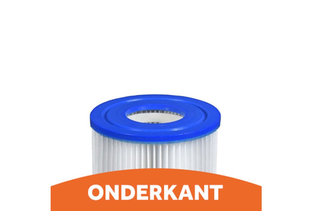 Comfortpool filtercartridge voor Intex filterpompen onderkant