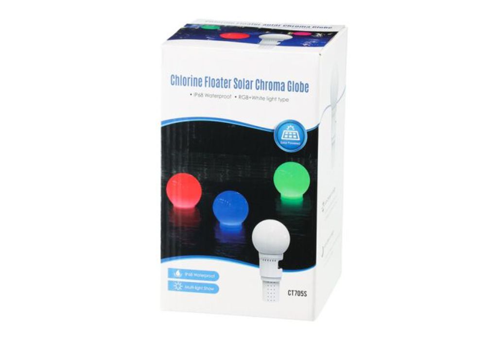 Finnlumor drijvende solar led lampjes RGB verpakking