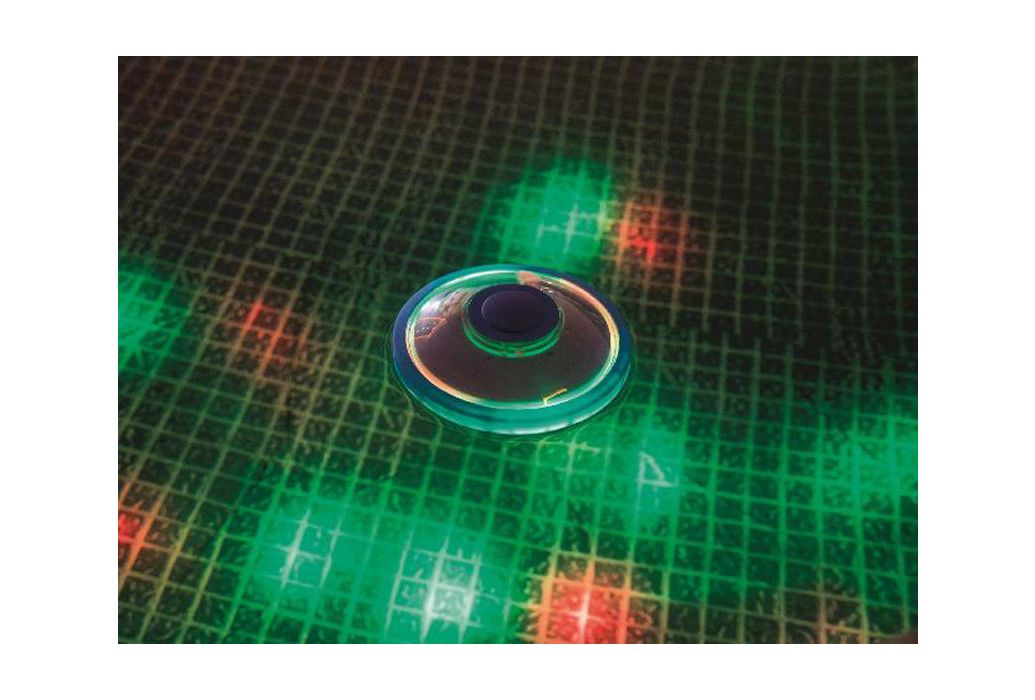 Flowclear zwembadlamp LED fontein groen-oranje