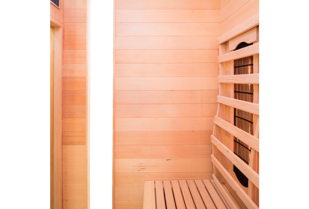 France Apollon infrarood sauna 120 x 123 x 190 cm bank