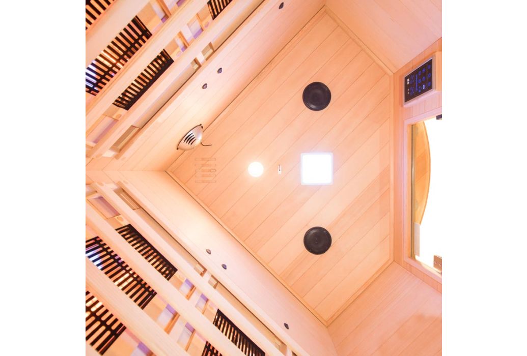 France Apollon infrarood sauna 120 x 120 x 190 cm plafond