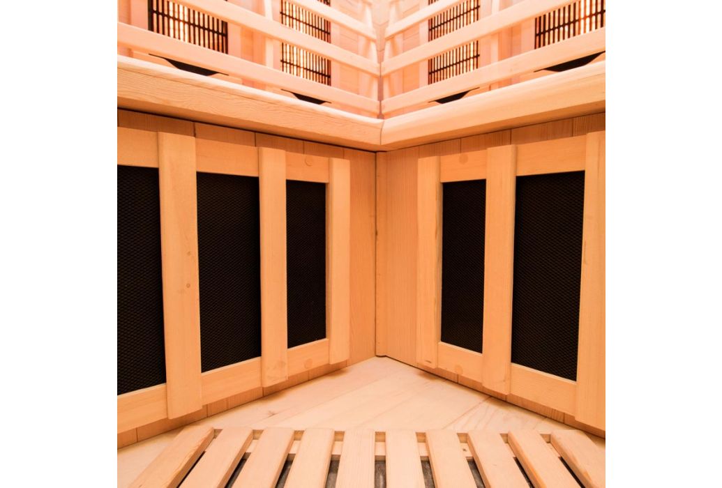 France Apollon infrarood sauna 120 x 120 x 190 cm bank