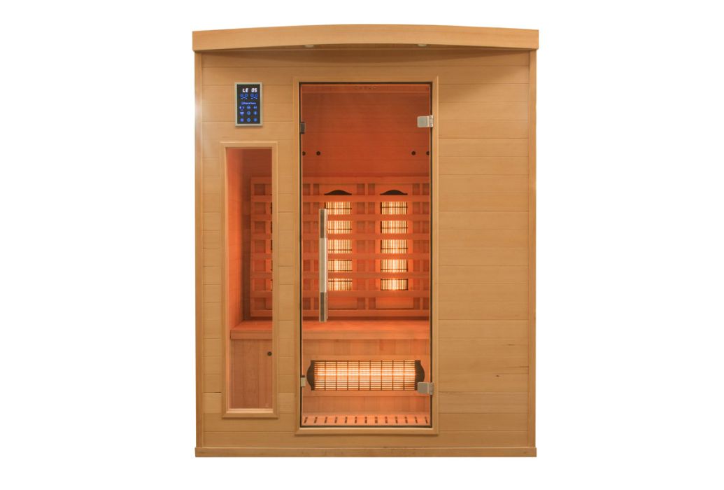 France Apollon infrarood sauna 153 x 128 x 190 cm oranje