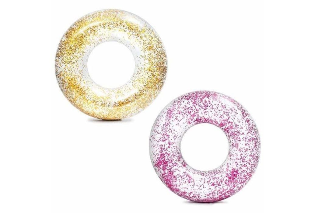 Intex opblaasbare Roze Glitter zwemband